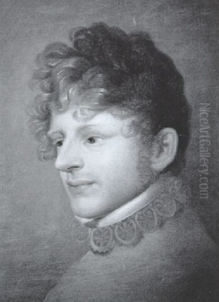 Bildnis Eines Jungen Herrn Oil Painting by Giuseppe or Josef Grassi