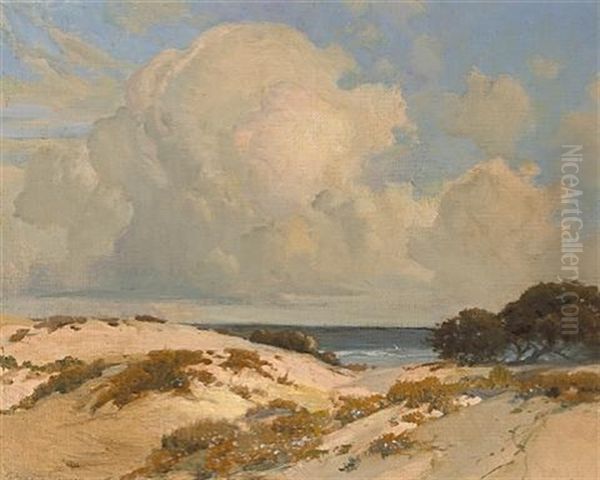 Summer Sand Dunes Oil Painting by Percy Gray