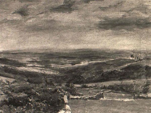 Crowborough Common Oil Painting by Ronald Gray