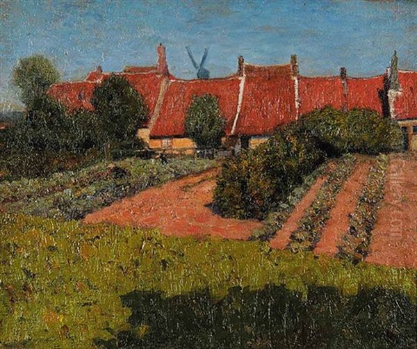 Untitled (the Seeds We Have Sewn) Oil Painting by Joseph Greenbaum