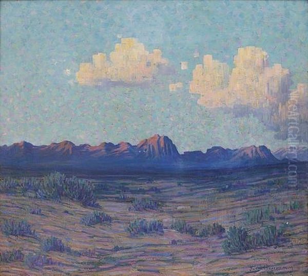 Desert Colors Oil Painting by Joseph Greenbaum