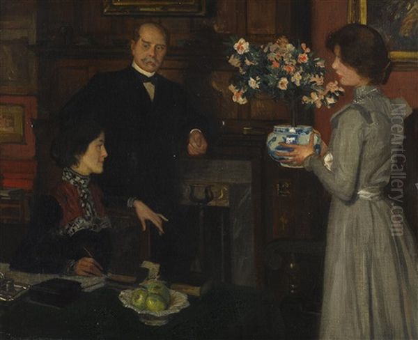 The Pickford Wallers Oil Painting by Maurice William Greiffenhagen