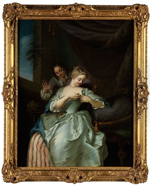 Galante Szene Oil Painting by Gabriel Gresly