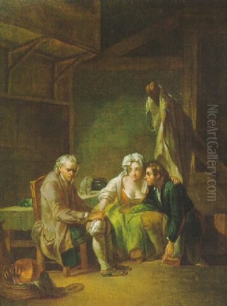 Der Bittere Abschied Oil Painting by Jean Baptiste Greuze