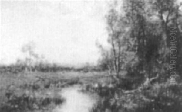 Autumn Landscape Oil Painting by Thomas Bailey Griffin