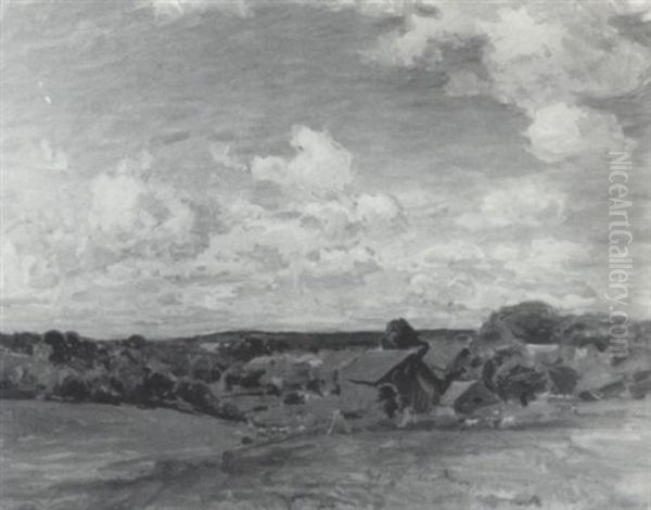 Farmhouse In France Oil Painting by Walter Griffin