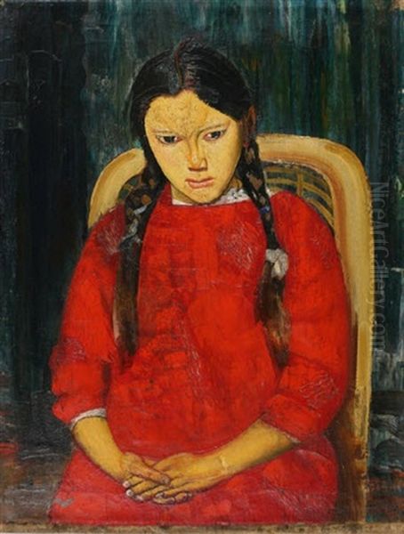 The Old Birdcatcher Oil Painting by Boris Dmitrievich Grigoriev