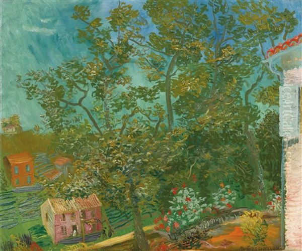 The South Of France Oil Painting by Boris Dmitrievich Grigoriev