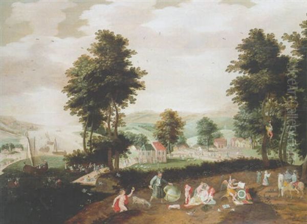 An Allegory And Illustration Of The Effects Of Spanish Policy In The Netherlands Oil Painting by Jakob Grimer