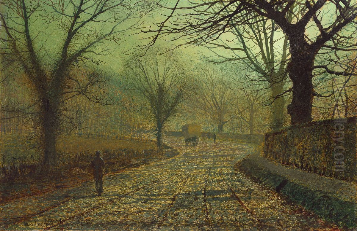Stapleton Park, Near Pontefract Oil Painting by John Atkinson Grimshaw