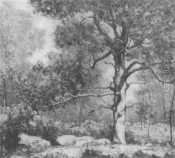 Autumn Landscape Oil Painting by George Victor Grinnell