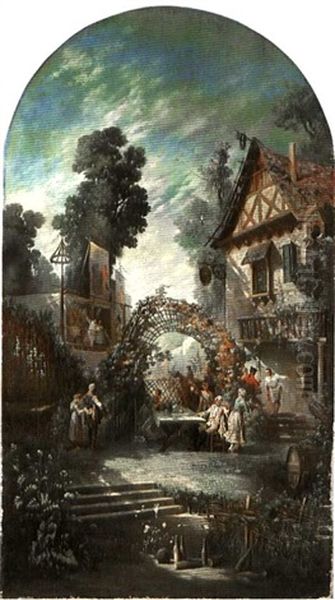 The Tavern Oil Painting by Francois Adolphe Grison