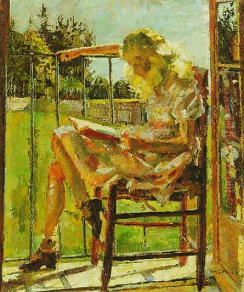 Brigitta Oil Painting by Hermann Groeber