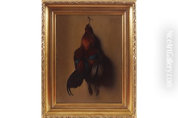 Dead Game Oil Painting by Paul Louis Narcisse Grolleron