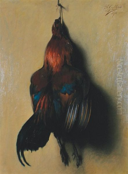 Grouse Oil Painting by Paul Louis Narcisse Grolleron