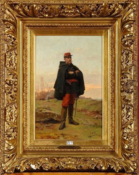 L'avant-poste Oil Painting by Paul Louis Narcisse Grolleron