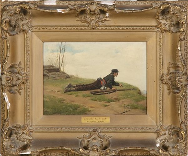 On The Lookout Oil Painting by Paul Louis Narcisse Grolleron