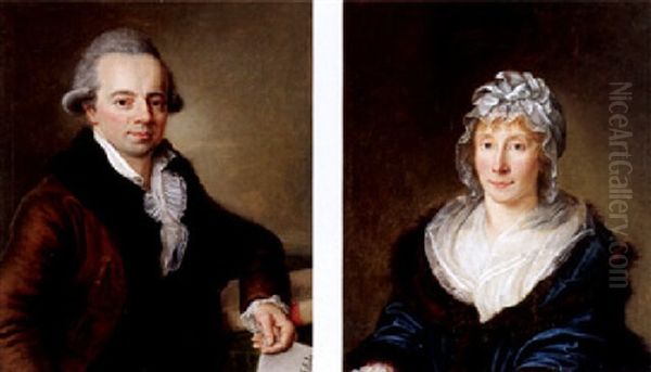 Daniele Bernoulli Oil Painting by Johann Niklaus Grooth