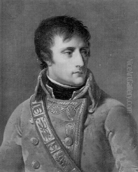 Portrait De Bonaparte En Consul Oil Painting by Baron Jean-Baptiste Gros