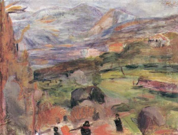 Toskanische Landschaft Oil Painting by Rudolf Grossmann