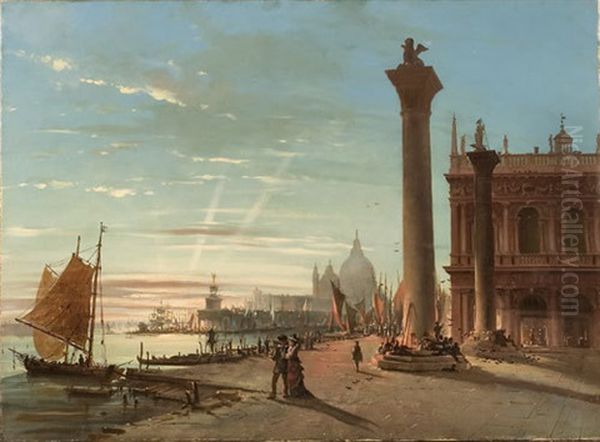Venezia Oil Painting by Marco Grubas
