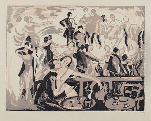 Dancing Oil Painting by David Bailly