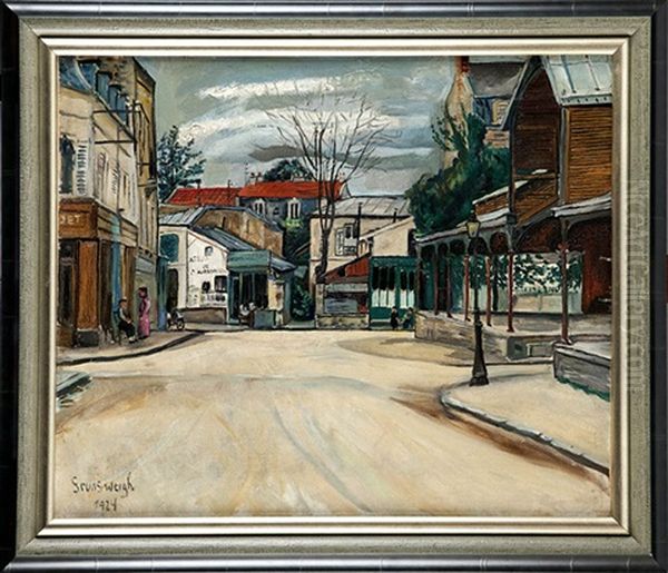 Motyw Miejski Oil Painting by Nathan Grunsweigh