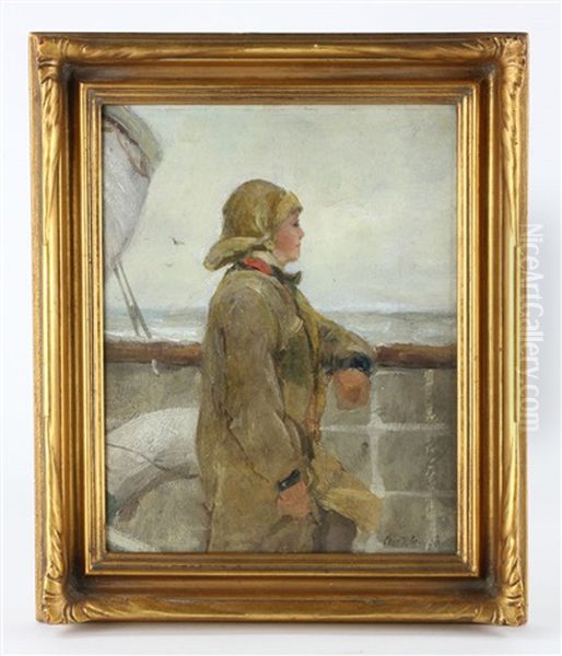 The Mate Oil Painting by Charles Paul Gruppe