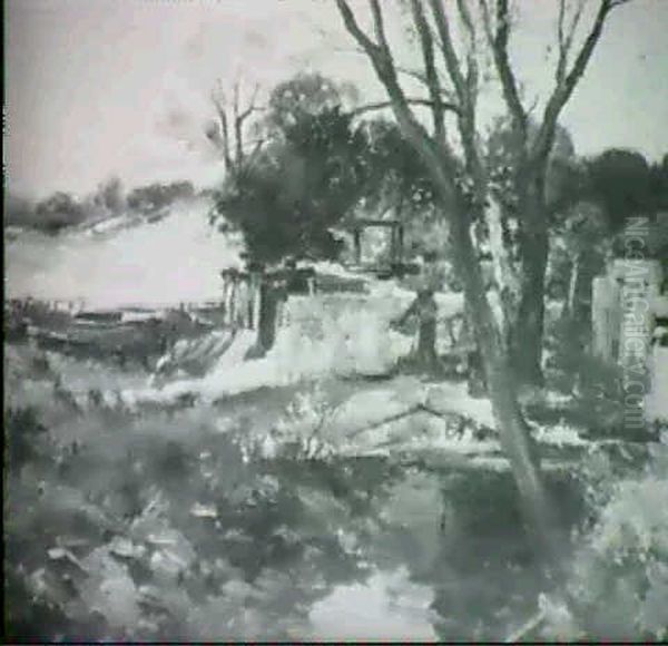 Landscape Oil Painting by Charles Paul Gruppe