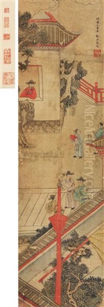 Untitled Oil Painting by  Gu Jianlong