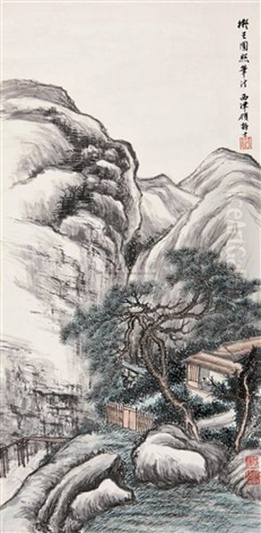 Landscape Oil Painting by Gu Linshi