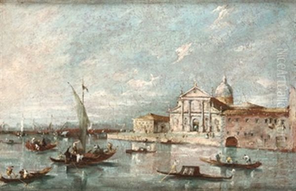 Vista De Venecia Oil Painting by Giacomo Guardi