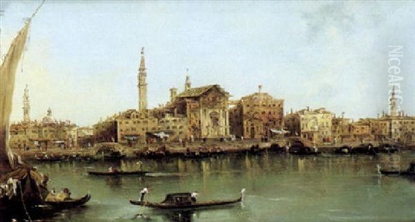 Venice, The Chiesa Della Pieta Oil Painting by Giacomo Guardi