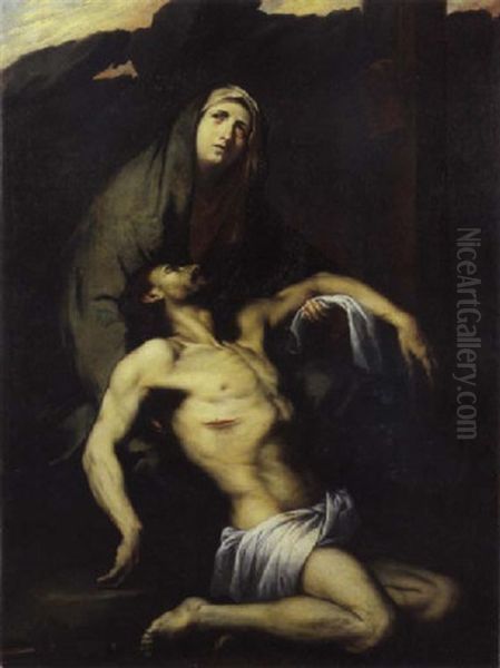 Pieta Oil Painting by Francesco Guarino
