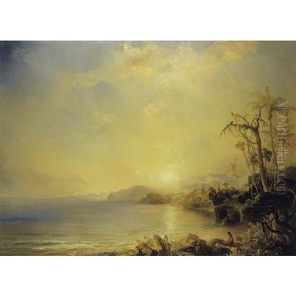 The New World Oil Painting by Theodore Gudin