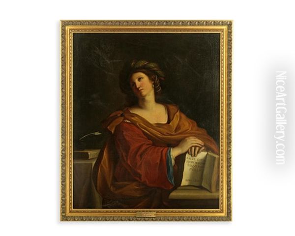 The Samian Sybil Oil Painting by Giovanni Francesco Barbieri