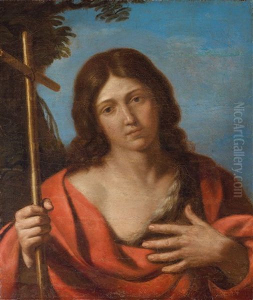 Saint John The Baptist Oil Painting by Giovanni Francesco Barbieri