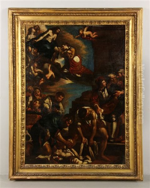 The Burial Of St. Petronilla Oil Painting by Giovanni Francesco Barbieri