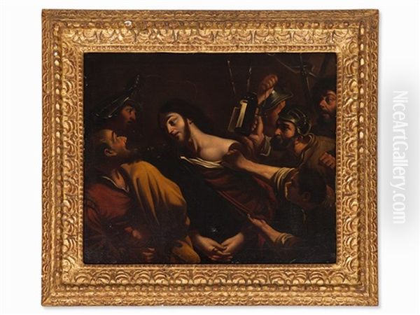 The Betrayal Of Christ Oil Painting by Giovanni Francesco Barbieri