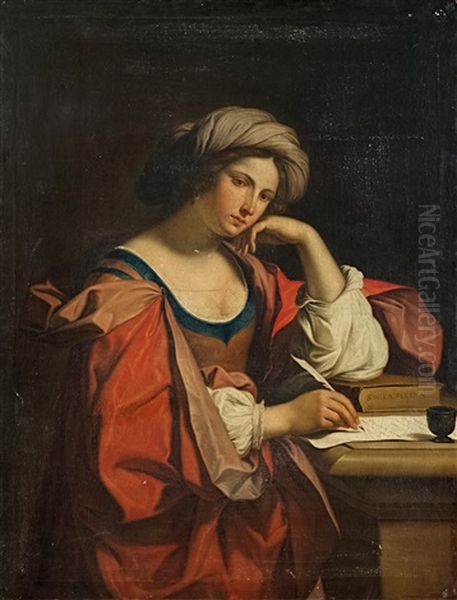 Sibylle Oil Painting by Giovanni Francesco Barbieri