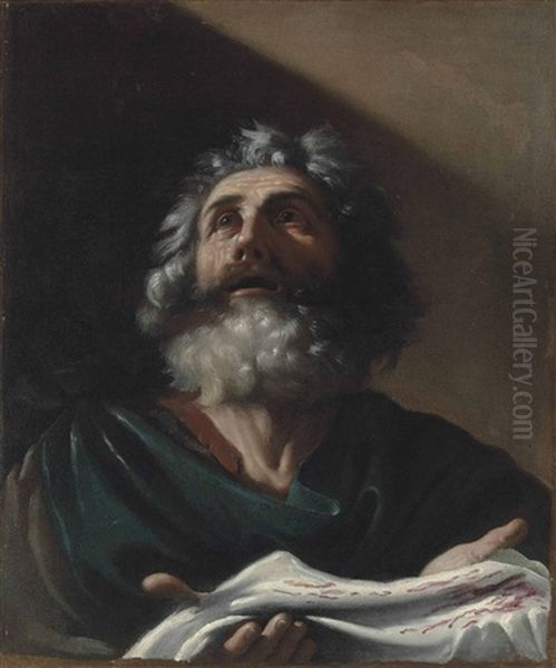 Jacob Mourning Over Joseph's Coat Oil Painting by Giovanni Francesco Barbieri