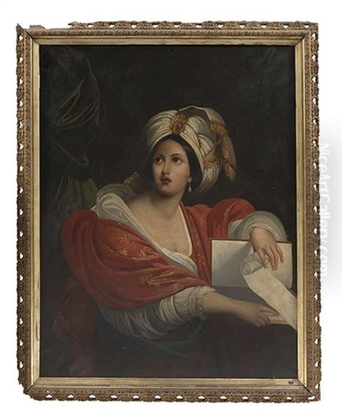 The Cumaean Sibyl Oil Painting by Giovanni Francesco Barbieri