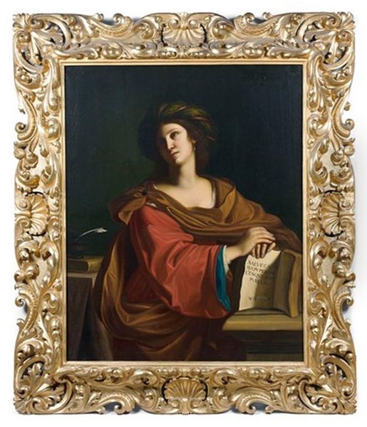 La Sybille Samienne Oil Painting by Giovanni Francesco Barbieri