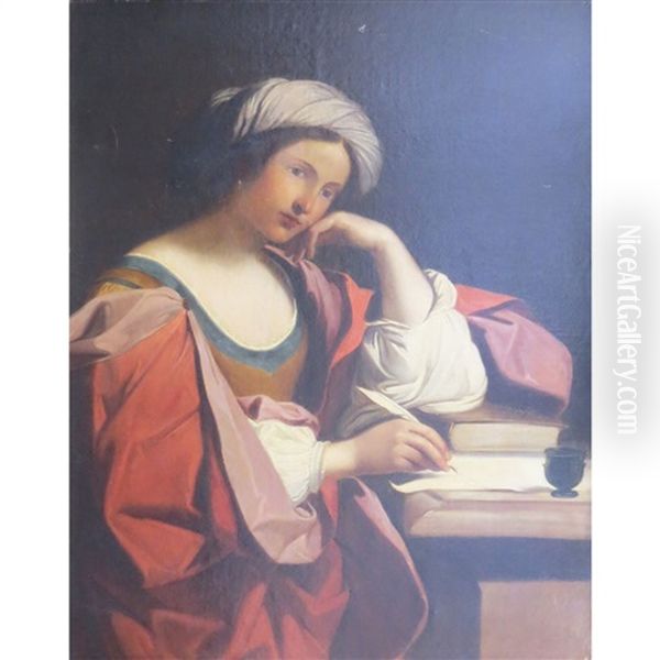 The Persian Sibyl Oil Painting by Giovanni Francesco Barbieri