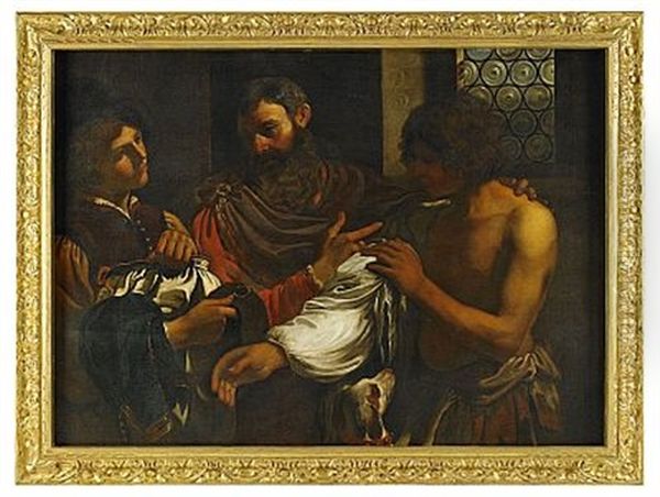 Den Forlorade Sonens Aterkomst Oil Painting by Giovanni Francesco Barbieri