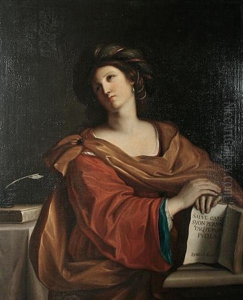 Sybil Oil Painting by Giovanni Francesco Barbieri