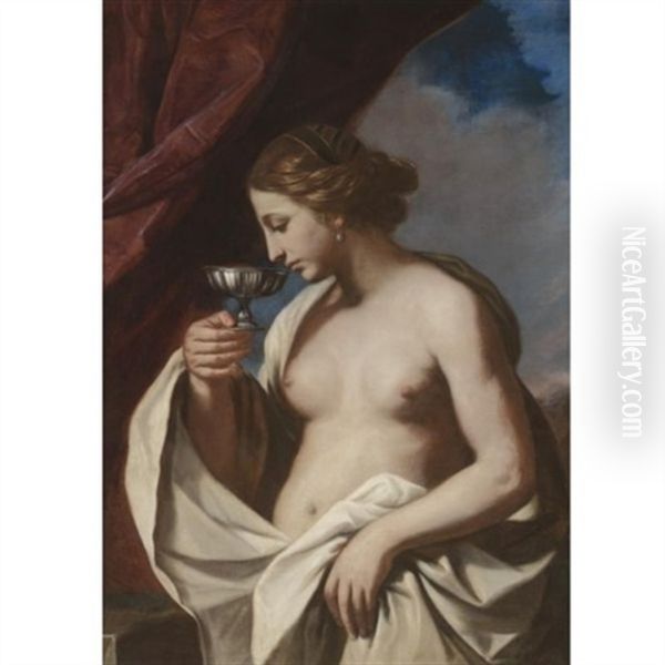 Sophonisba Oil Painting by Giovanni Francesco Barbieri