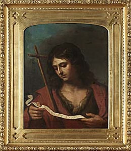 Johannes Doparen Oil Painting by Giovanni Francesco Barbieri