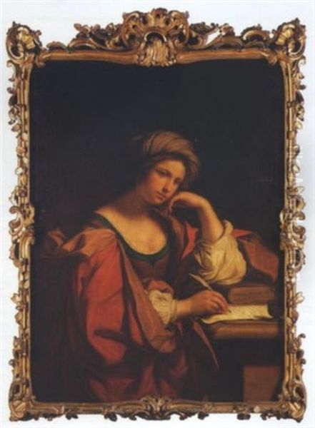 The Persian Sybil Oil Painting by Giovanni Francesco Barbieri