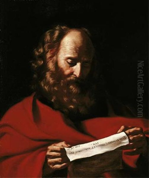 The Prophet Isaiah Oil Painting by Giovanni Francesco Barbieri